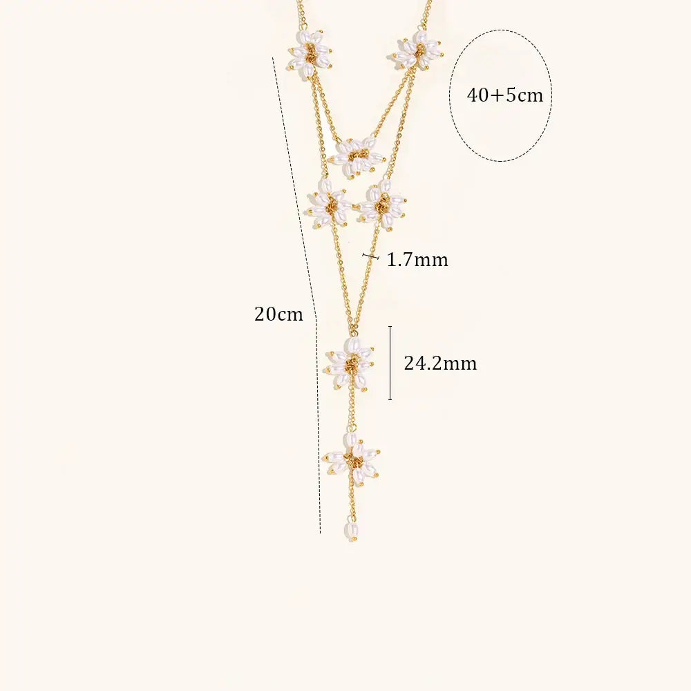 Lover in the Shadows Lariat Necklace