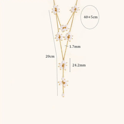 Lover in the Shadows Lariat Necklace