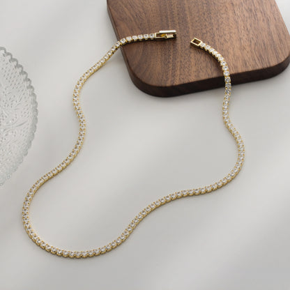 Kisses Down My Neck Tennis Necklace