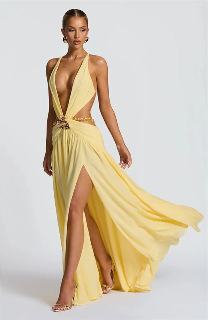 Her Quiet Exit Long Dress