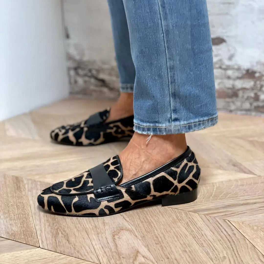 Teardrops And Glitter Flat Loafers