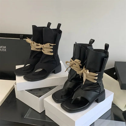 Fame Feels Mis-Calf Boots