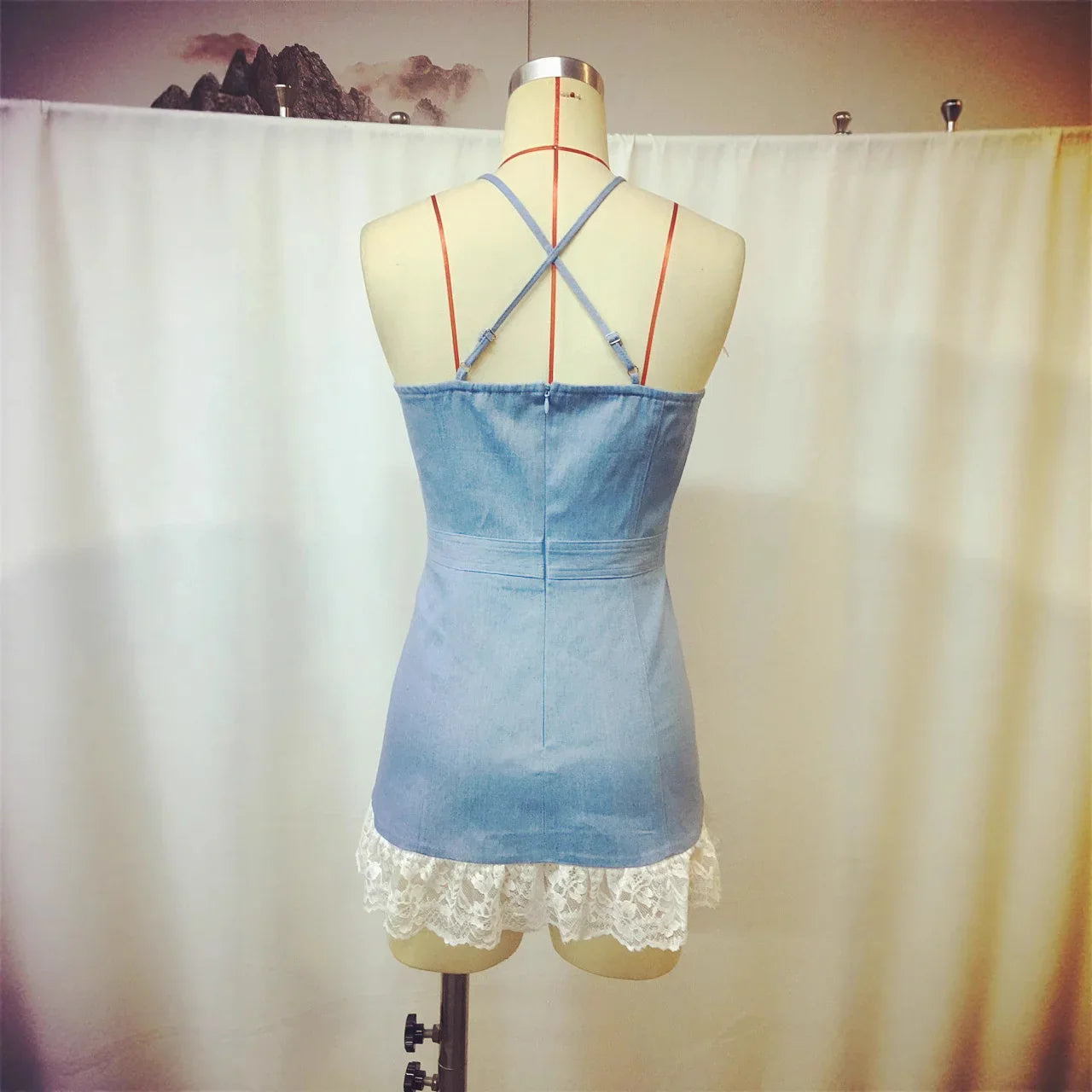 Earthsong Lace Mini Dress
