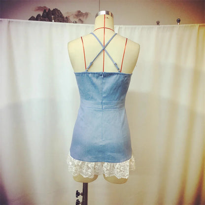 Earthsong Lace Mini Dress