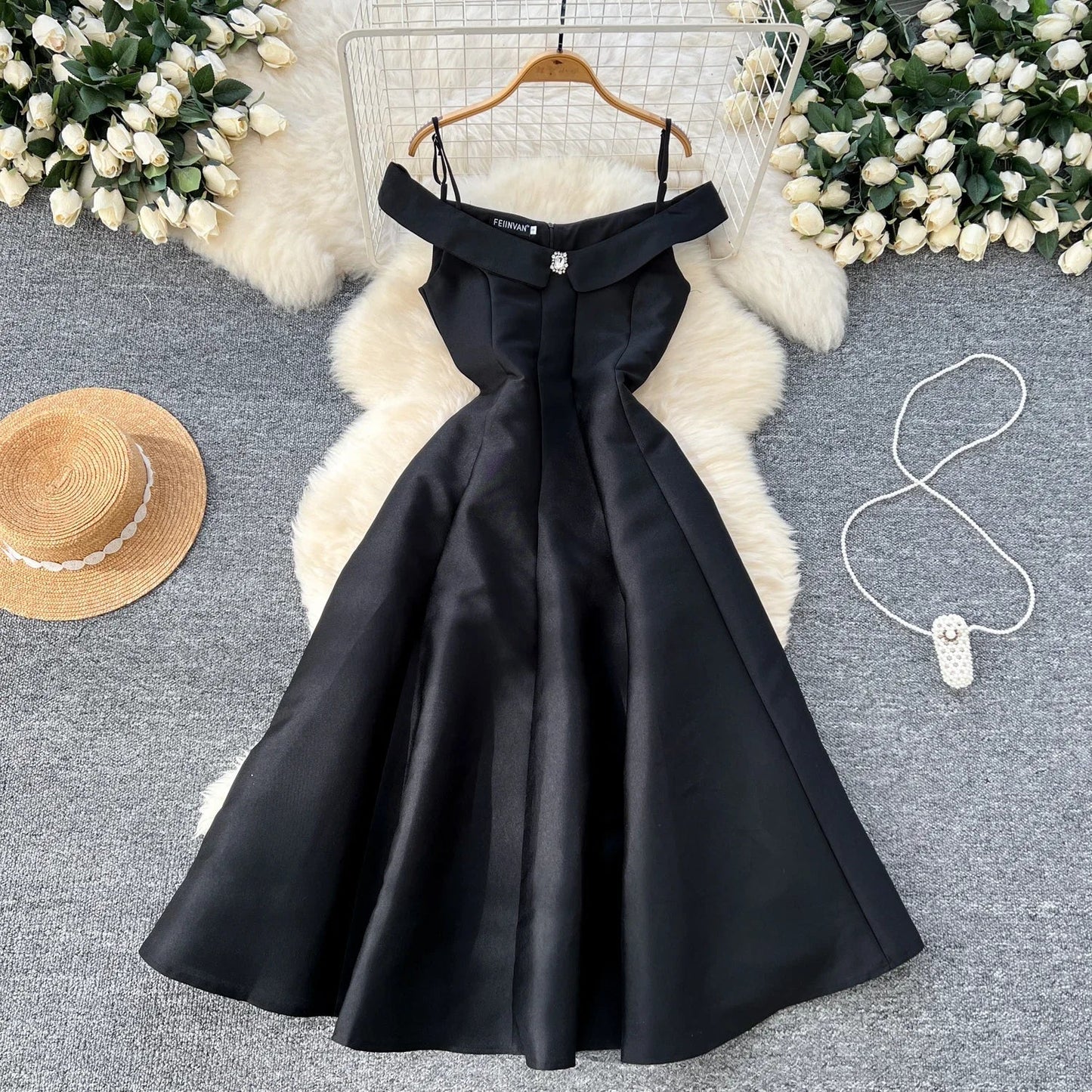 Shadows Into Light Midi Dress