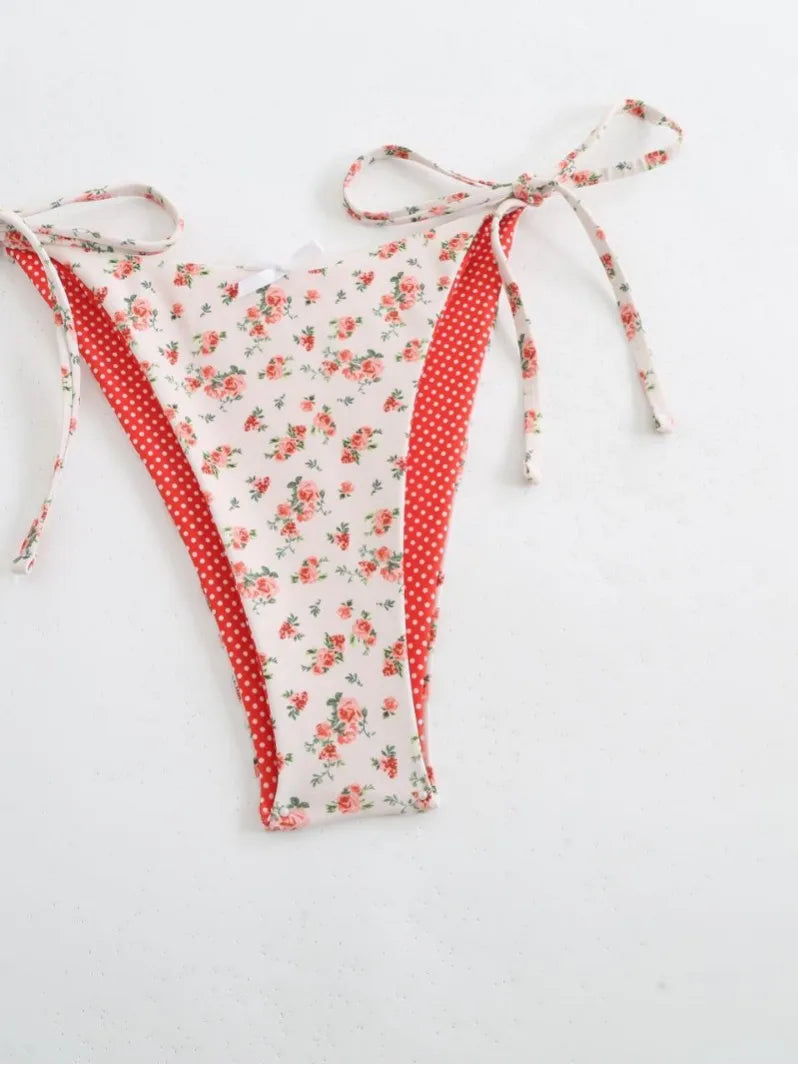Halter Neck Wire-Free Two Piece Bikini