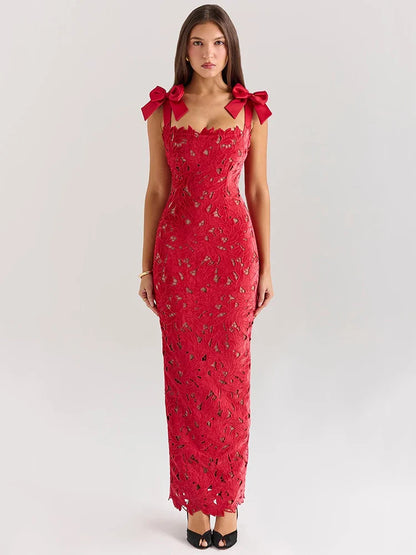 When She Stayed Maxi Dress