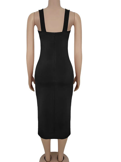 Swan Dive Midi Dress