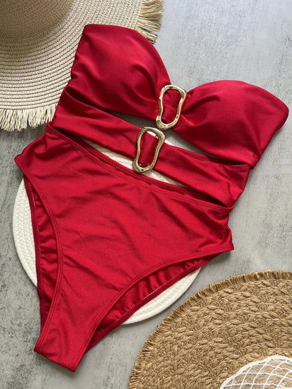 Light On Her Lips Monokini