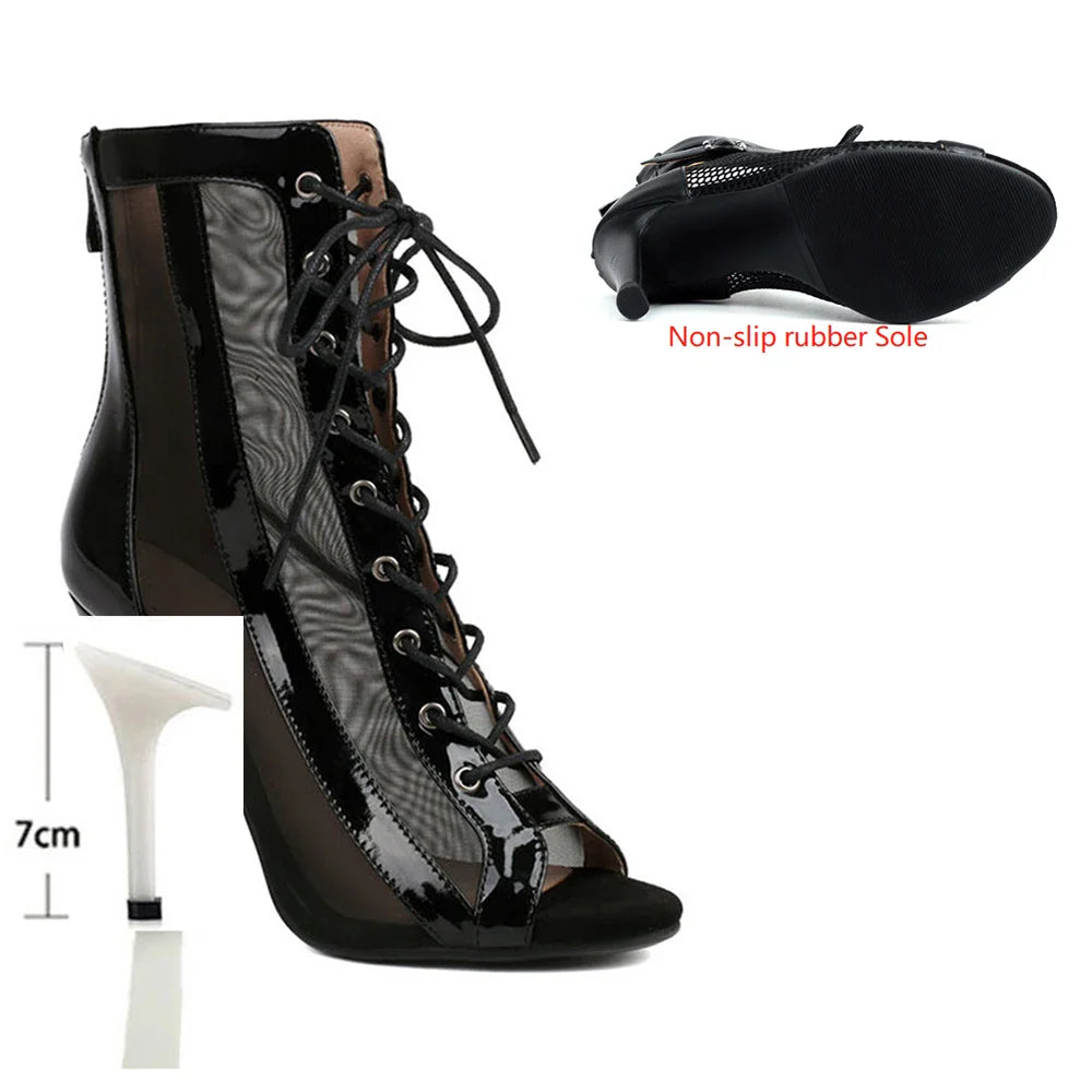 Step On The Glass Ankle Boots