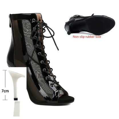 Step On The Glass Ankle Boots