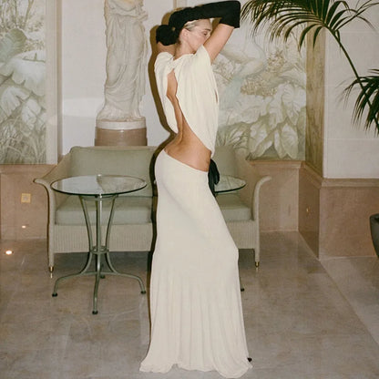 Subtle Fire Long Dress