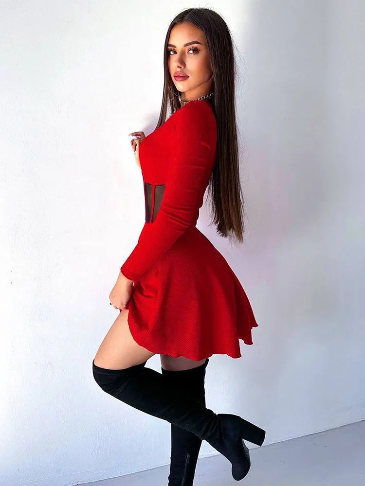 Wanting A Shoulder To Cry Mini Dress
