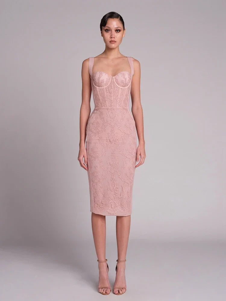 Being Around You Midi Dress
