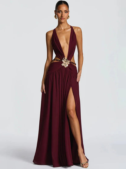 Her Quiet Exit Long Dress