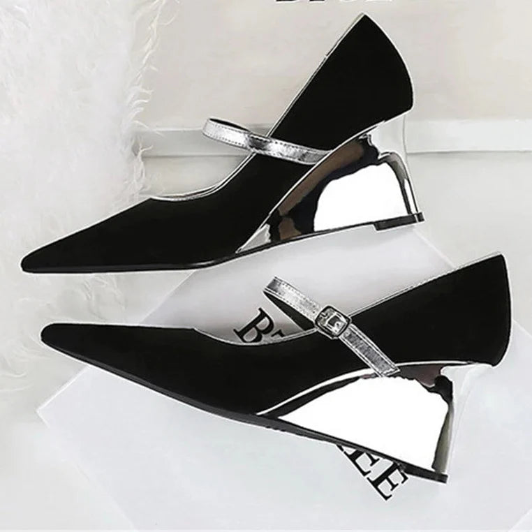 Sorry For Being Fabulous Wedges Shoes