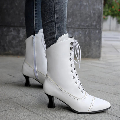 Iron Rose Ankle Boots