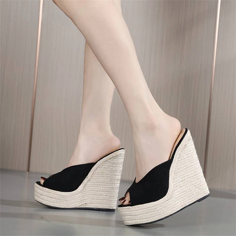 Filled With Sorrow Wedges Sandals