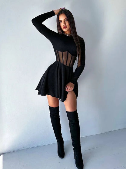 Wanting A Shoulder To Cry Mini Dress