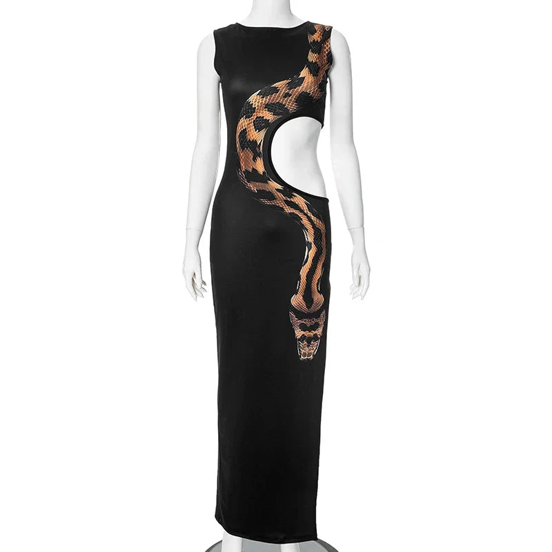 Blossom In The Dark Maxi Dress