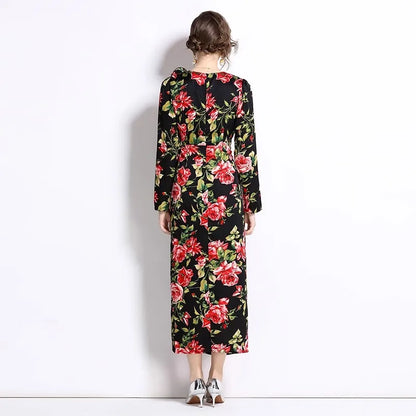 Nightingale Whisper Midi Dress