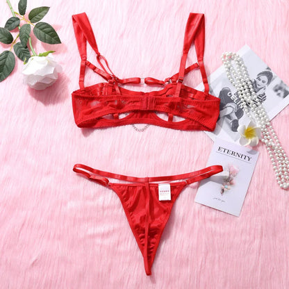 Hot Chain Hollow Bra Lingerie