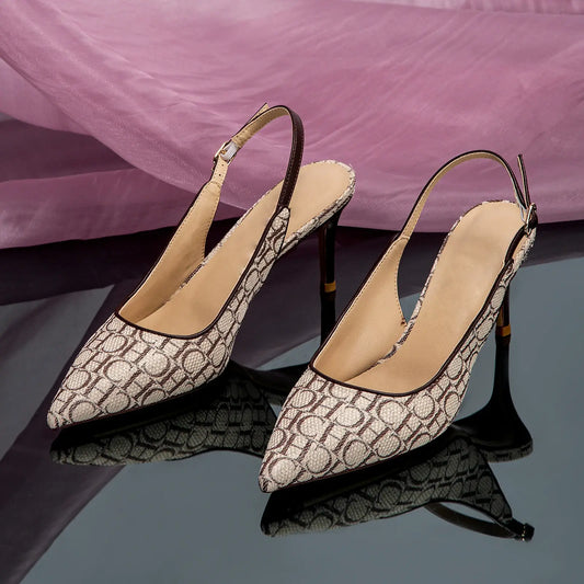 She Owed Nothing Slingback Shoes
