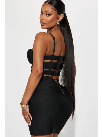 Come Close To Bar Mini Dress