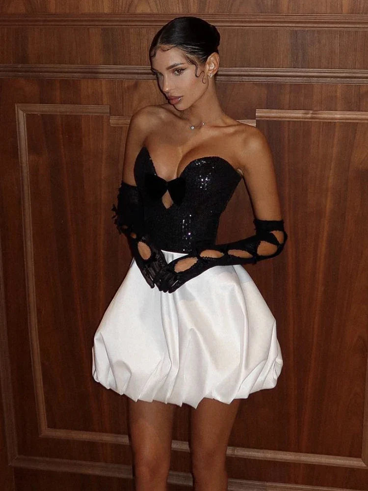 Shadow Crush Mini Dress