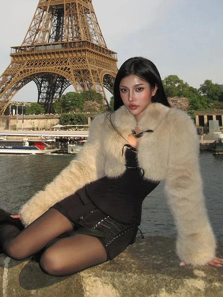 Noir Rendezvous Crop Jacket