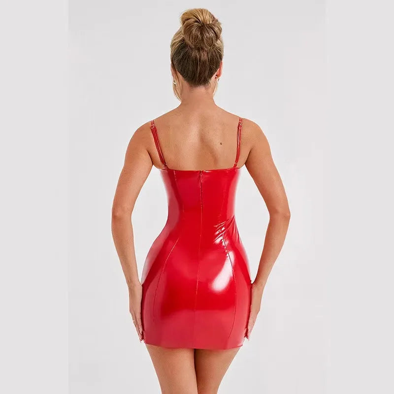 Driving Down The Black Road Mini Dress