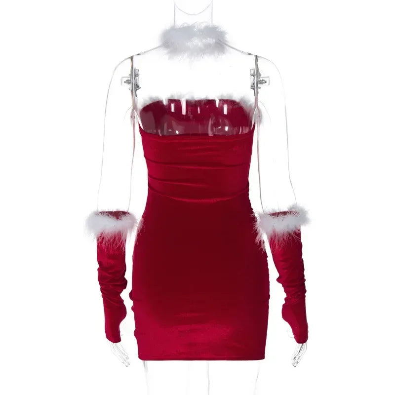 Merry Snowfall Mini Dress