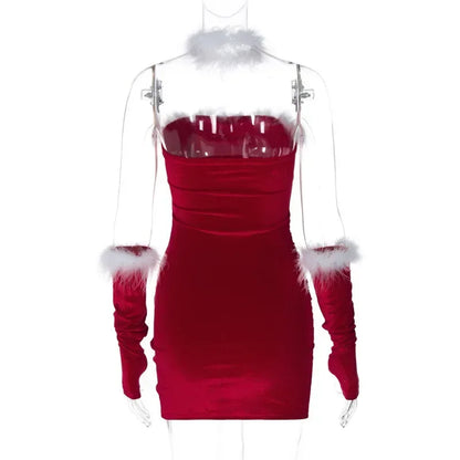 Merry Snowfall Mini Dress