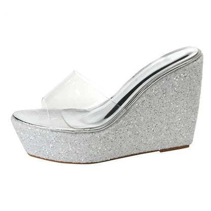 Dew-Kissed Wedges Sandals