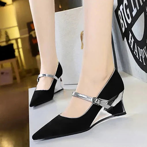 Sorry For Being Fabulous Wedges Shoes