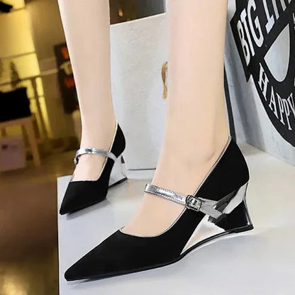 Sorry For Being Fabulous Wedges Shoes