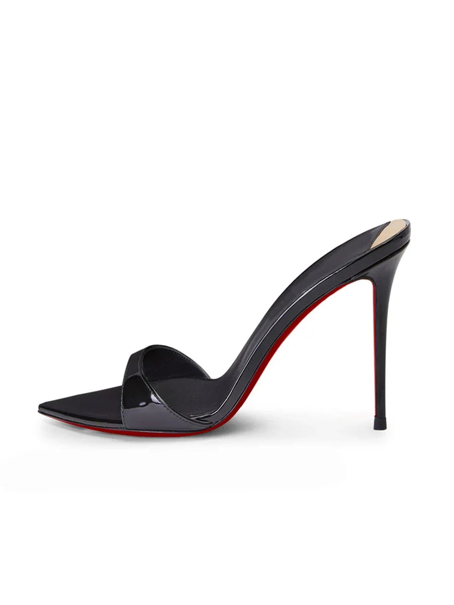 Obsidian Rose Heeled Sandals