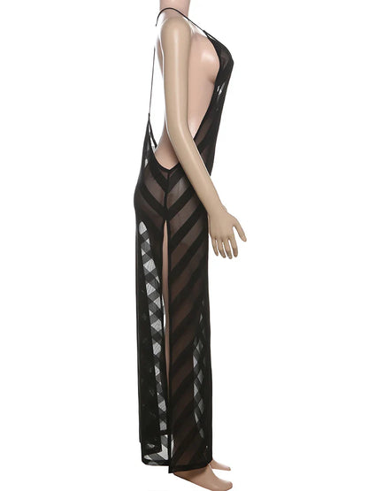 Midnight Passions Maxi Dress
