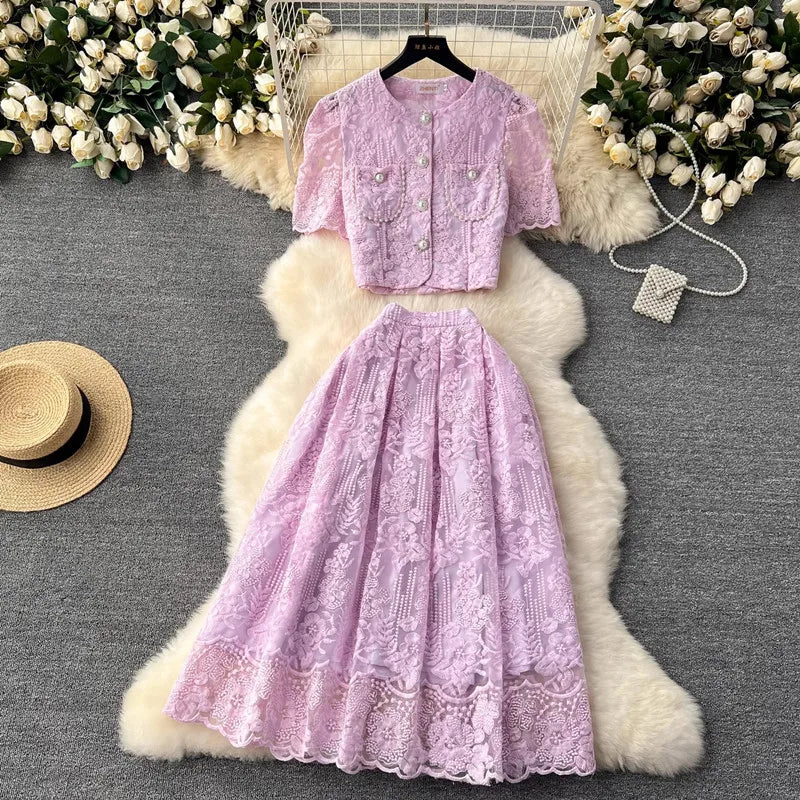 Nebula Embrace Skirt Set