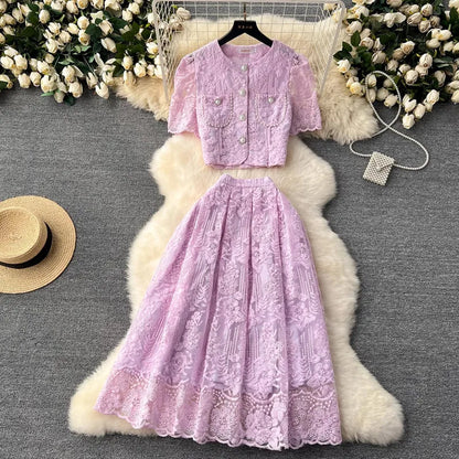 Nebula Embrace Skirt Set