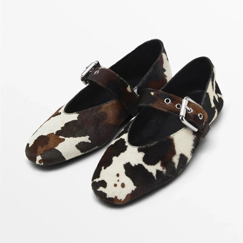Glitter In Veins Flats Shoes