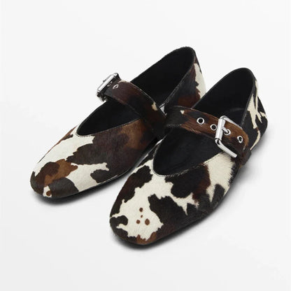 Glitter In Veins Flats Shoes