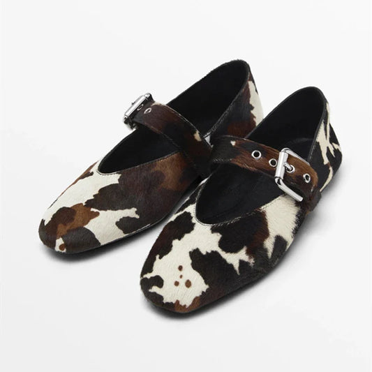 Glitter In Veins Flats Shoes