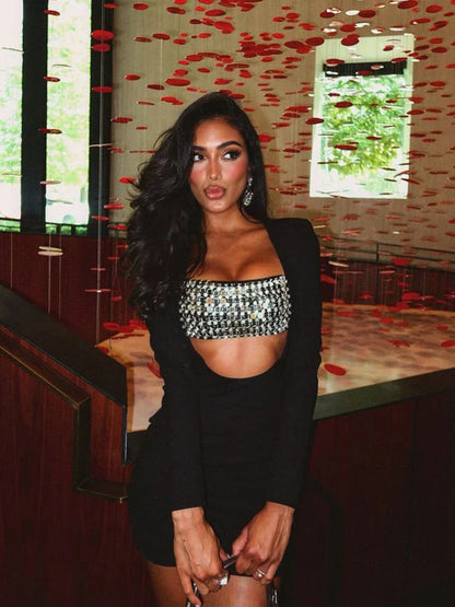 Out Of Your Sight Mini Dress