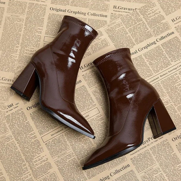 Fingertips In Waves Ankle Boots