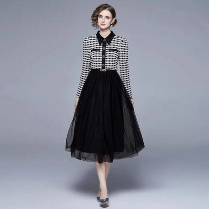 Joyful Autumn Midi Dress