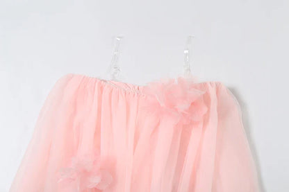 Blushing Petal Mini Dress