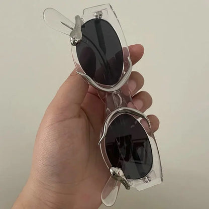 Eclipsed Elegance Oval Sunglasses