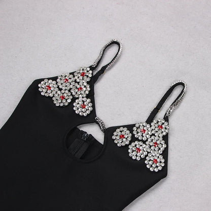 Wave's Heartbeats Mini Dress