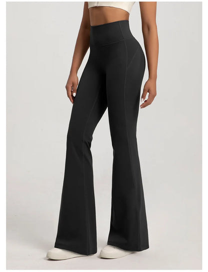 High-Waisted Flared Yoga Pants